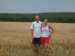 я с братом в поле пшеницы